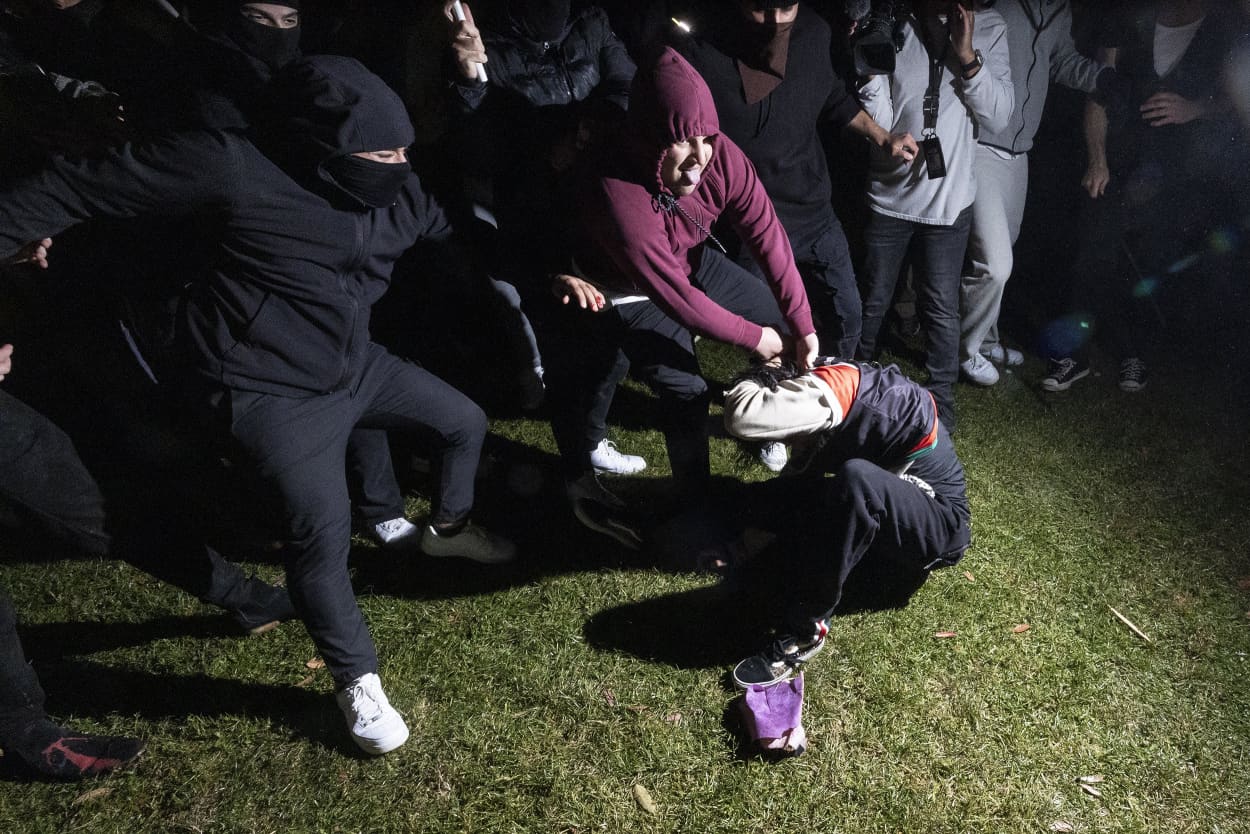 Clashes broke out on May 1, 2024 around pro-Palestinian demonstrations at the University of California, Los Angeles, US television media footage showed, as universities around the United States struggle to contain similar protests on dozens of campuses. 