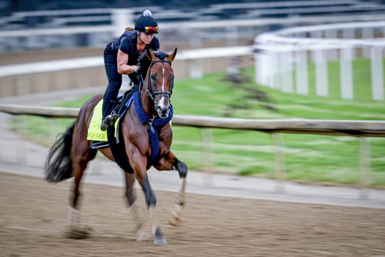 Danny Gargan atop horse Dornoch.
