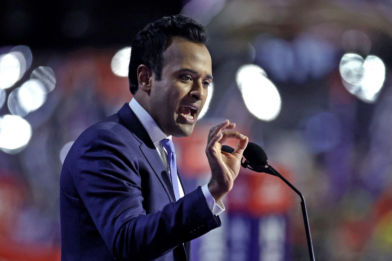 Former Republican presidential hopeful Vivek Ramaswamy 