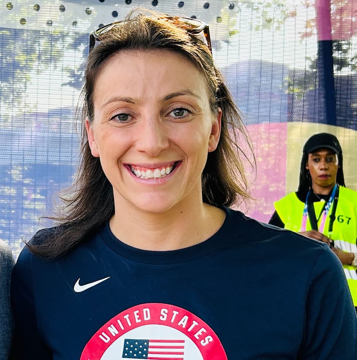 Team USA triathlete Kristin Kasper in Paris.