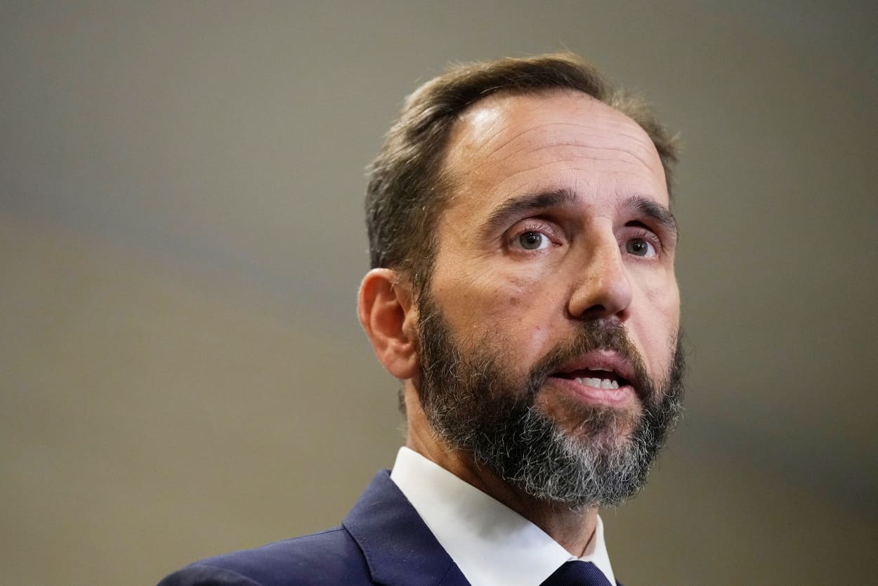 Jack Smith delivers remarks