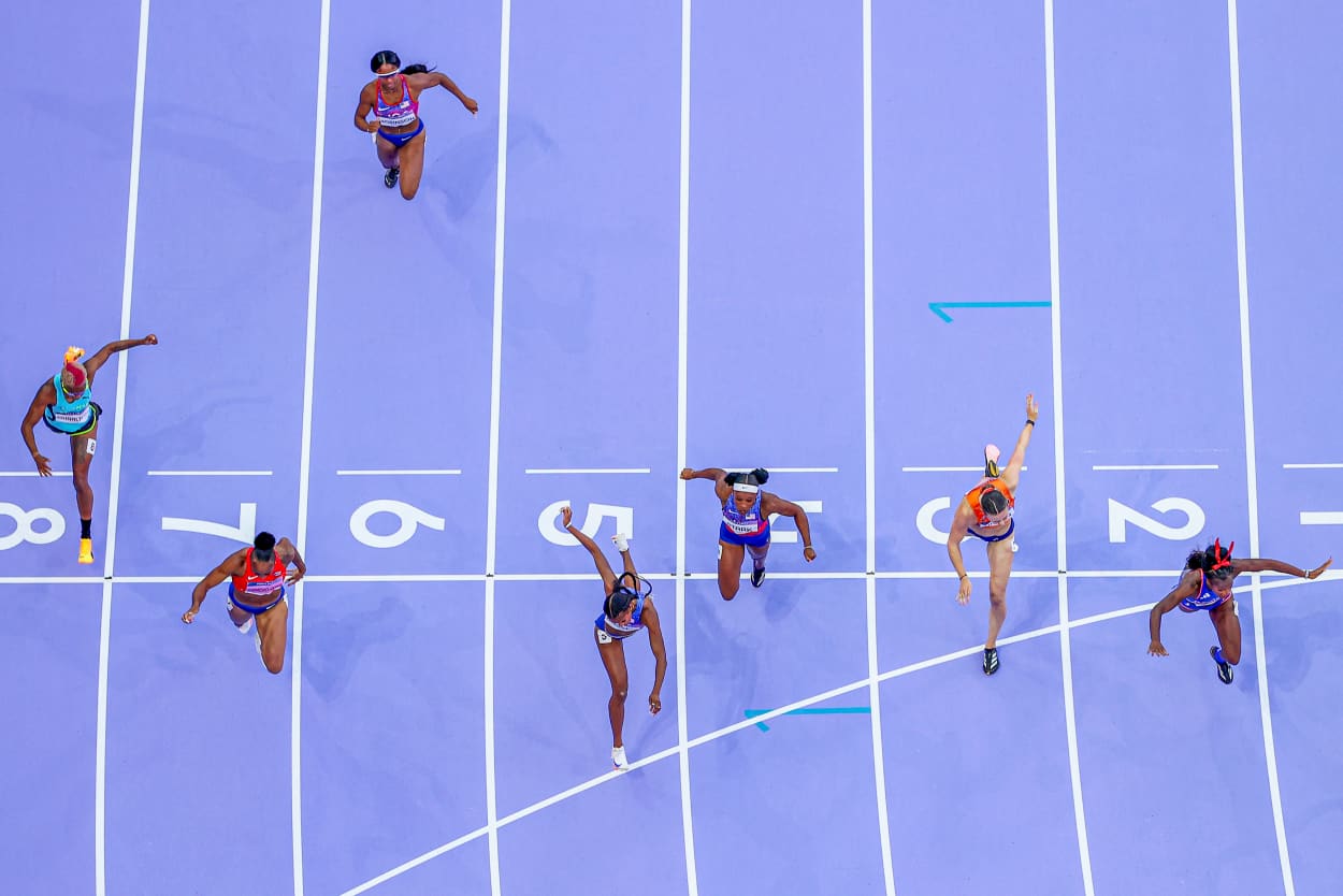 Women's 100m hurdles.