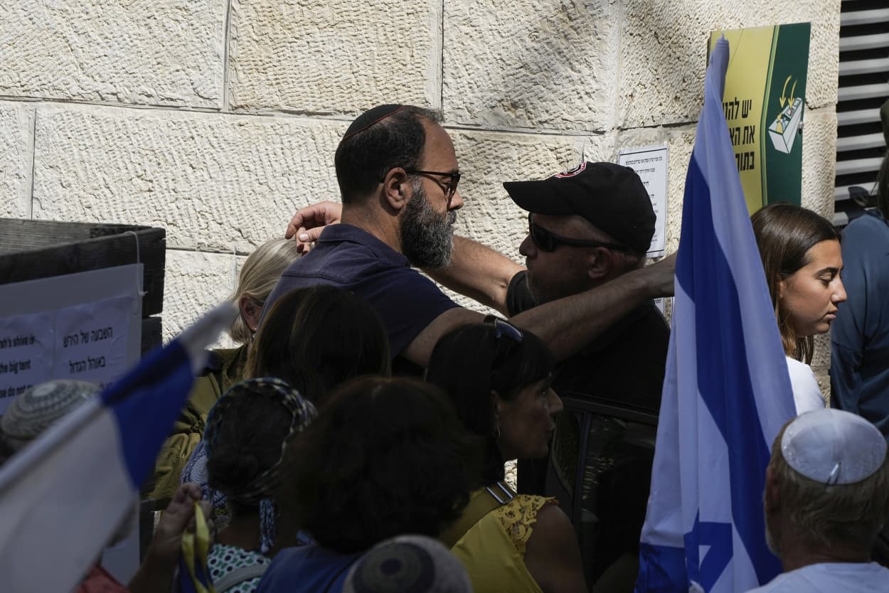 Israel said Sunday it recovered the bodies of six hostages, including Goldberg-Polin's.