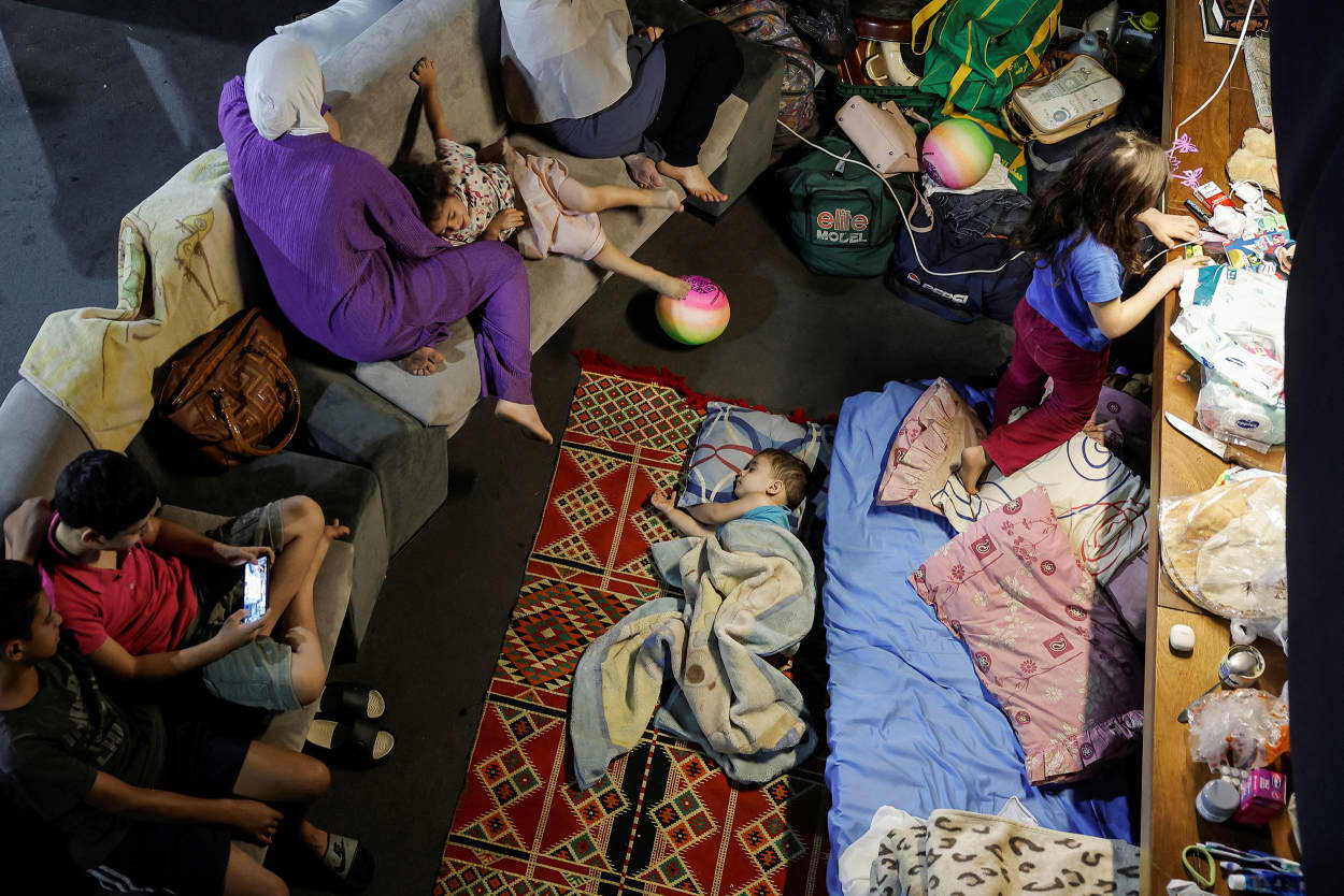 Beirut's legendary Skybar goes from club to displacement shelter