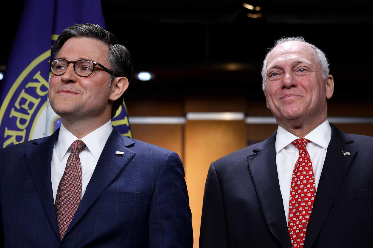 mike johnson steve scalies politics political politicians