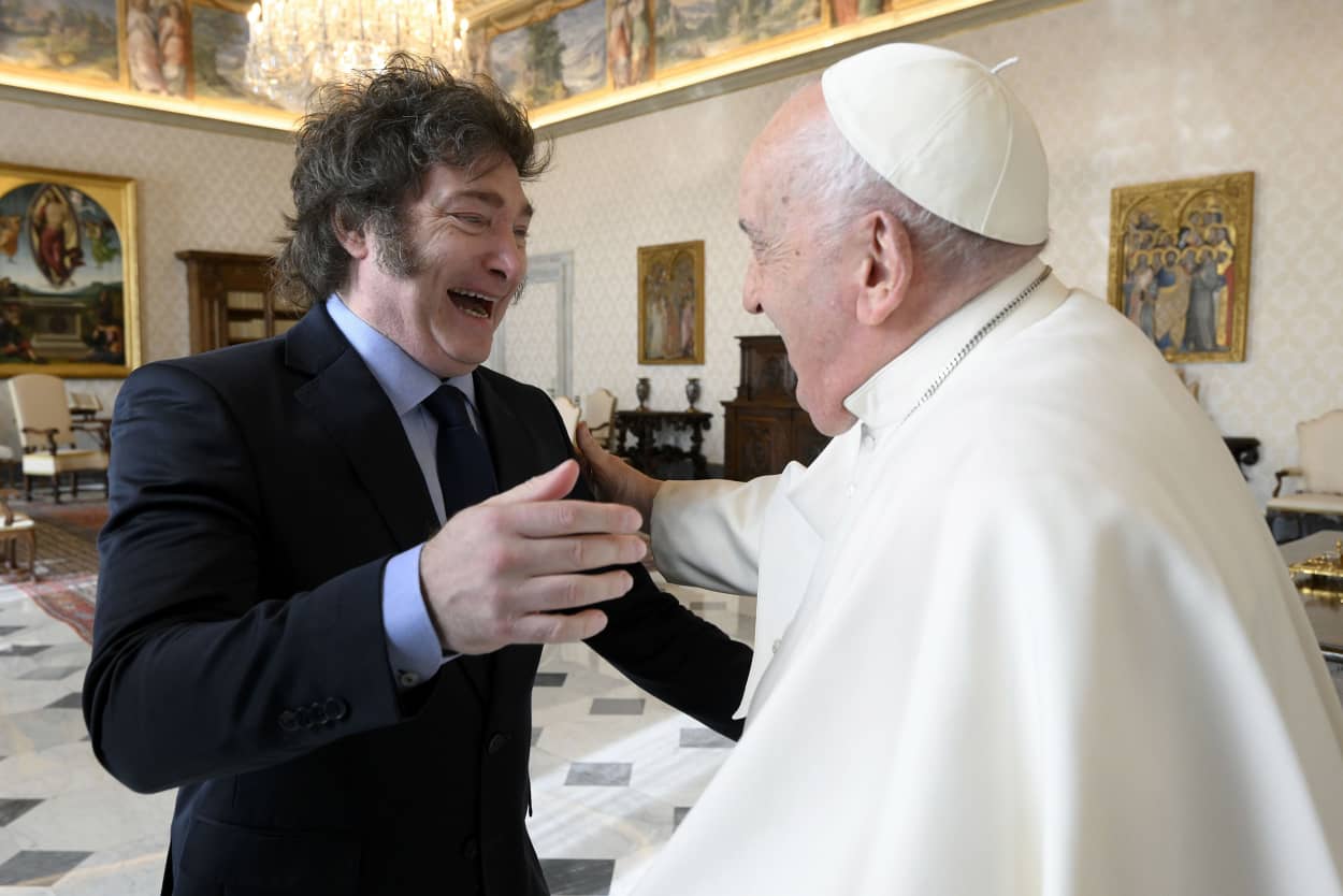 Pope Francis Holds Formal Audience With Newly Appointed Argentinian President Javier Milei