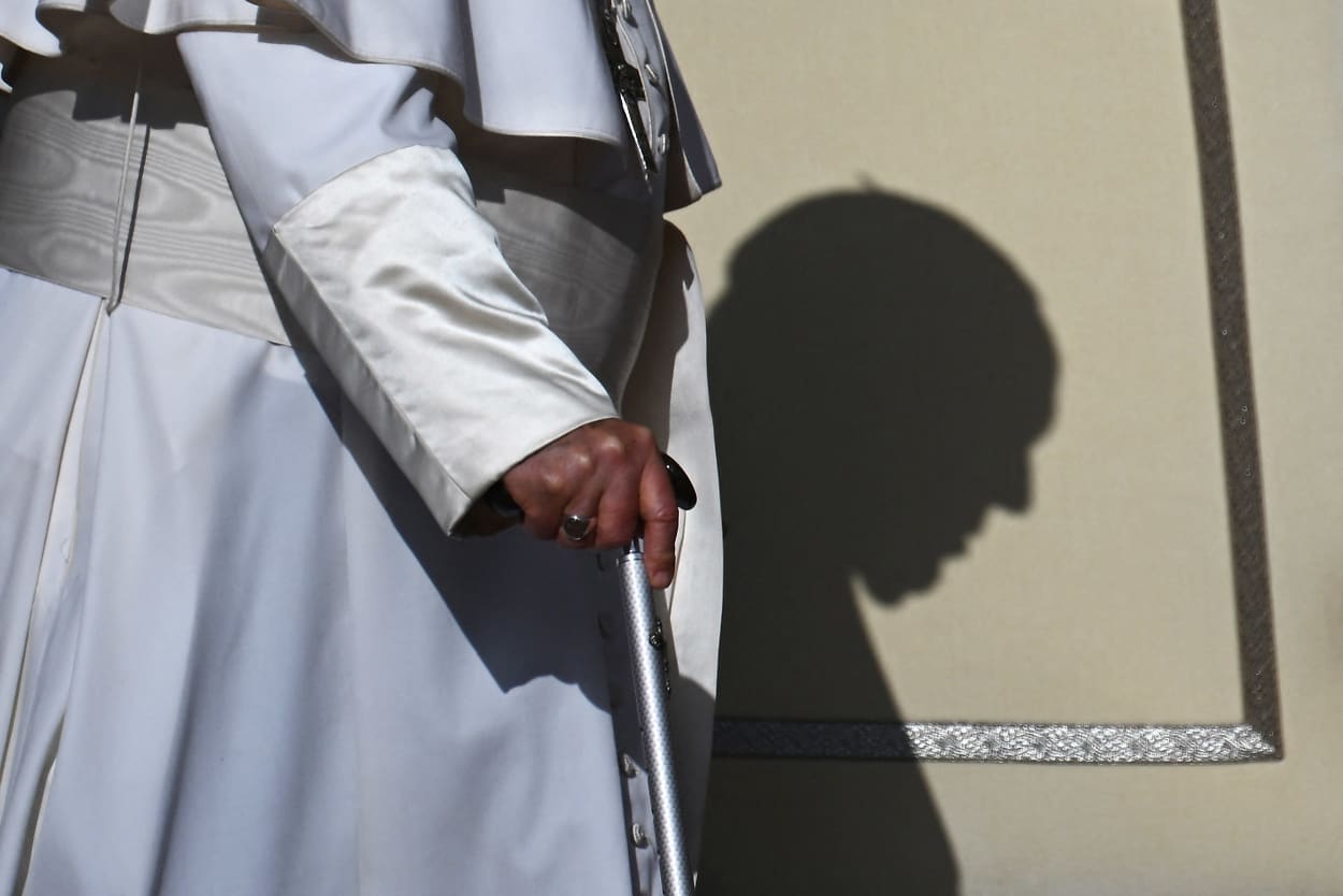 Pope Francis at St Peter's square in The Vatican