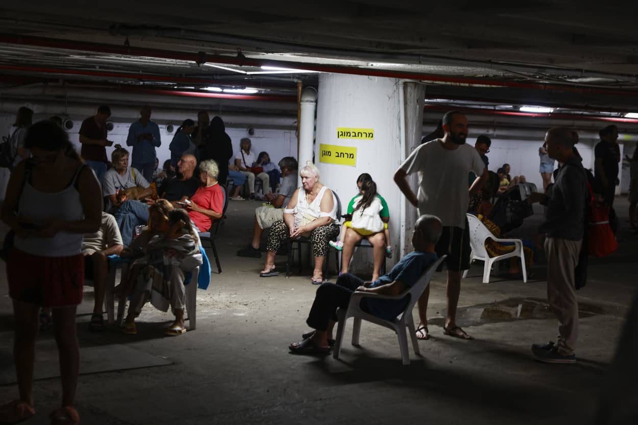 Israel's military said air raid sirens sounded in several areas of the country on June 17 after identifying missiles launched from Iran, as AFP journalists reported booms over Tel Aviv and Jerusalem.