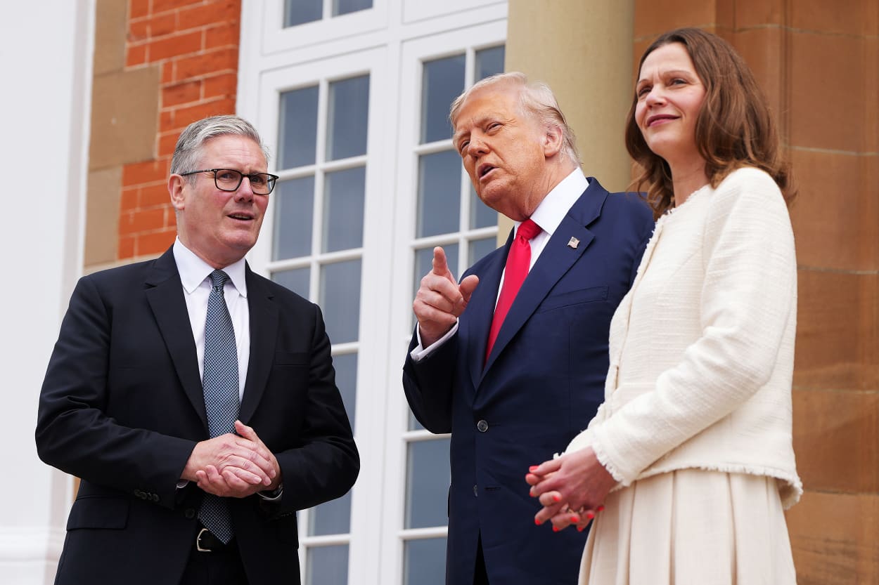 U.S. President Donald Trump Visits Scotland For Rounds Of Golf And Trade Talks