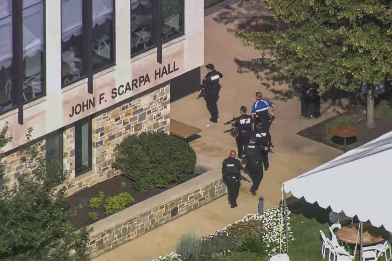 Students at Villanova University were alerted to an active shooter situation on campus