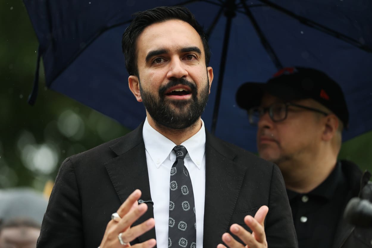 Image: New York Mayoral Candidate Zohran Mamdani Makes Campaign Announcement In The Bronx