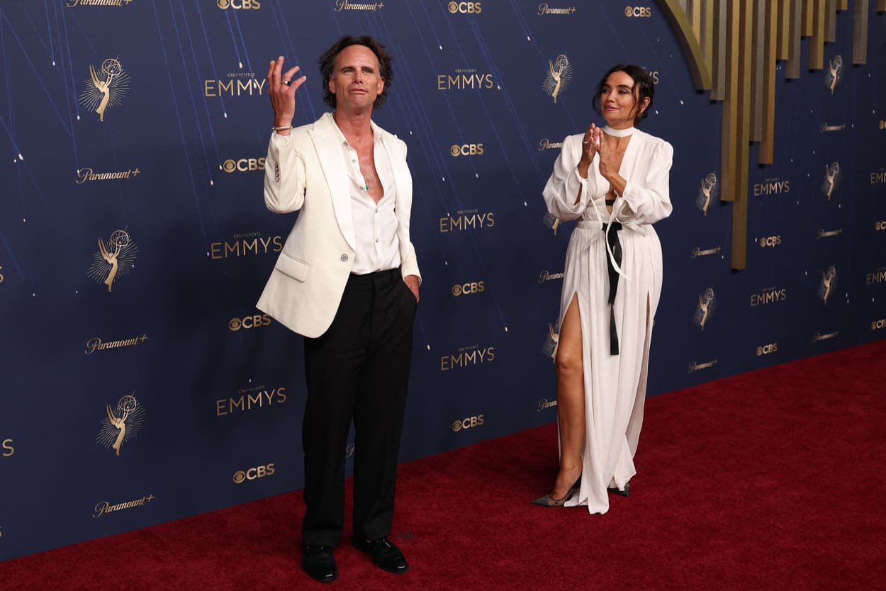 Walton Goggins and wife Nadia Conners.