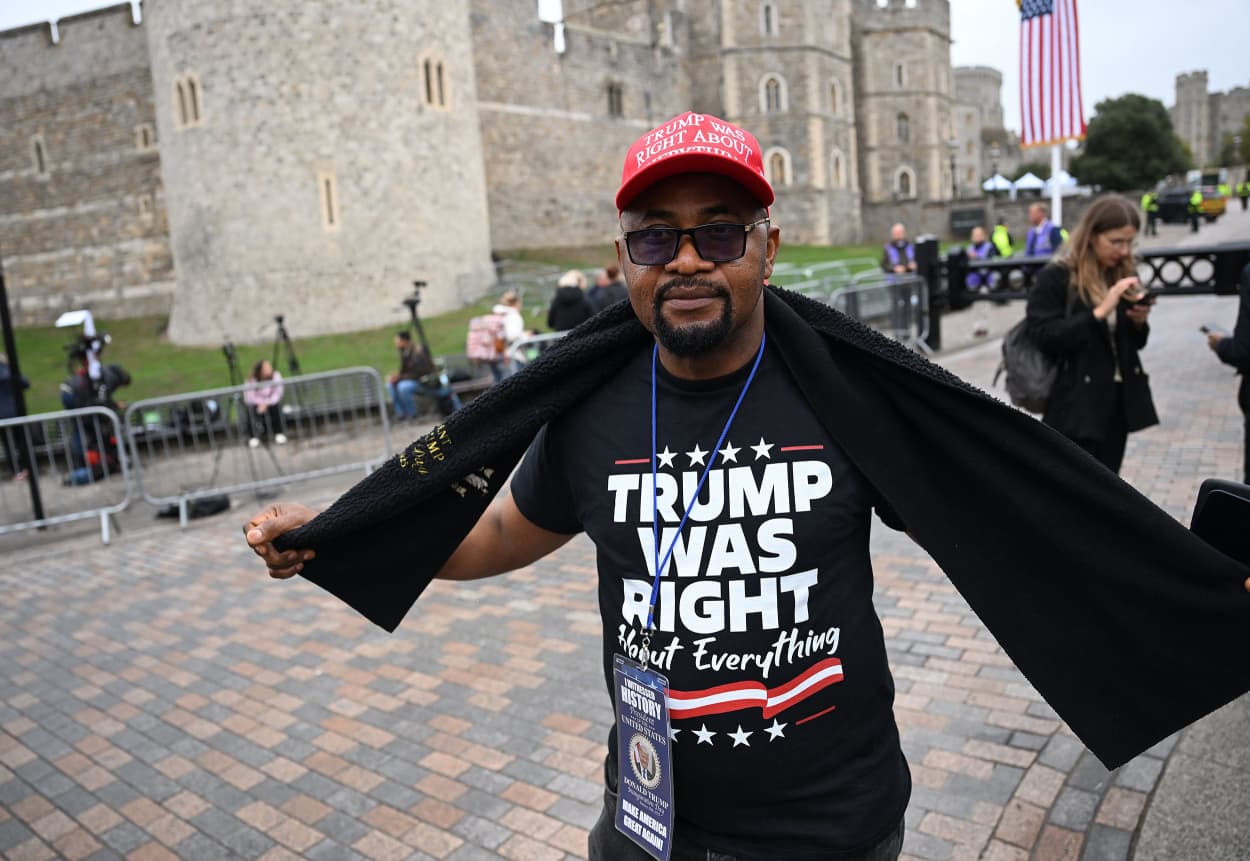 Trump arrived in Britain on Tuesday for an unprecedented second state visit, with the UK government rolling out a royal red carpet welcome to win over the US leader.