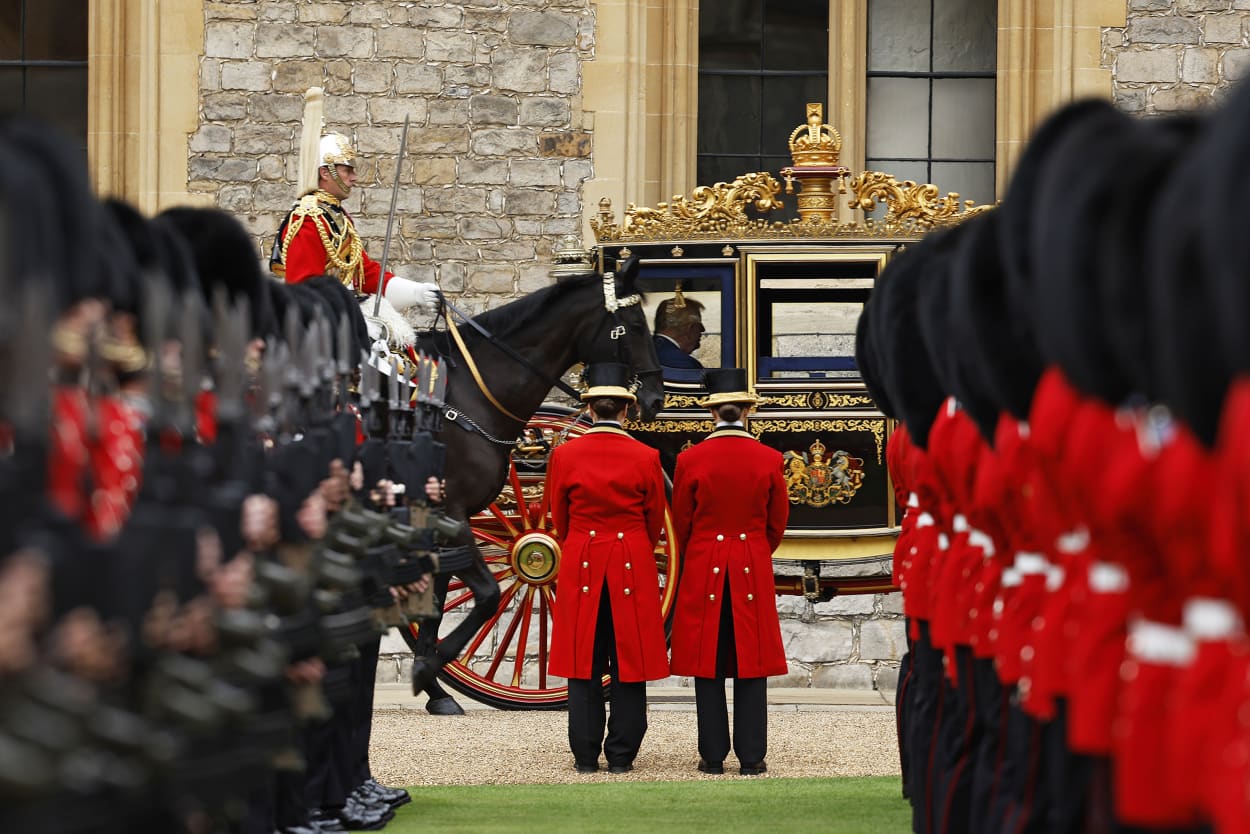 UK Hosts President Trump And First Lady Melania Trump For State Visit - Day Two