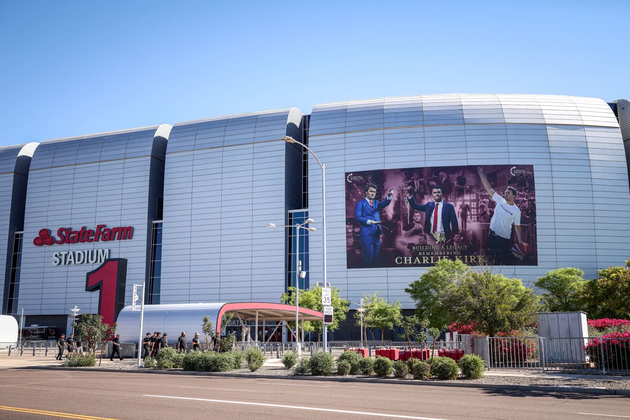 A view of the stadium.