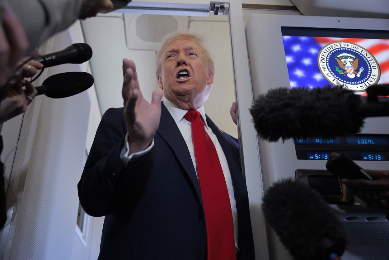 Image: President Trump Departs Washington For Mideast Trip