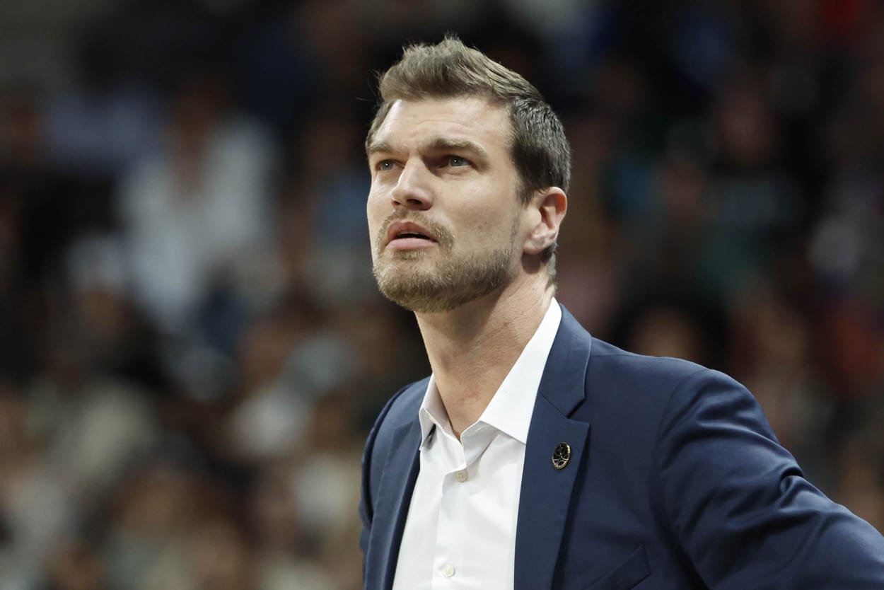 Tiago Splitter coaches Paris Basketball on June 15, 2025 in Paris, France. 