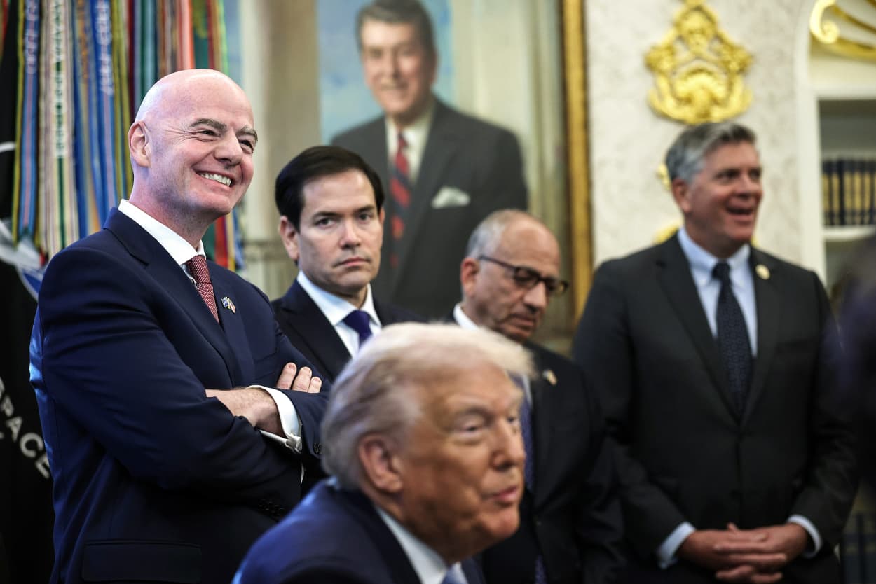 Image: President Trump Meets With White House Task Force On FIFA World Cup