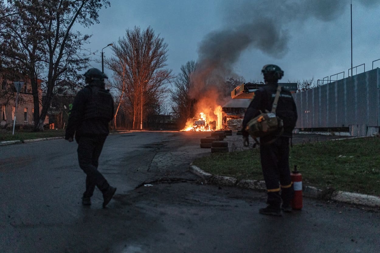Russian FPV drone attacks hit Druzhkivka