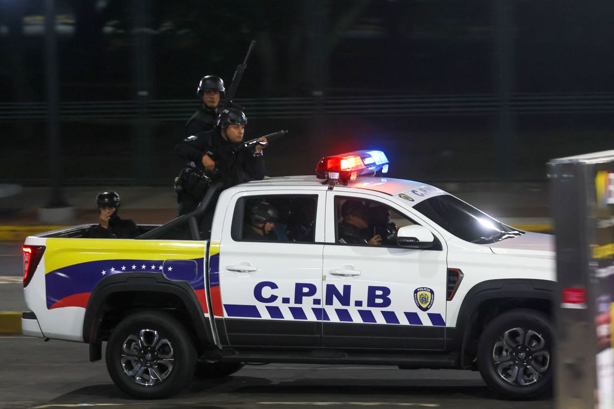 Multiple explosions reported across Caracas, Venezuela - 03 Jan 2026