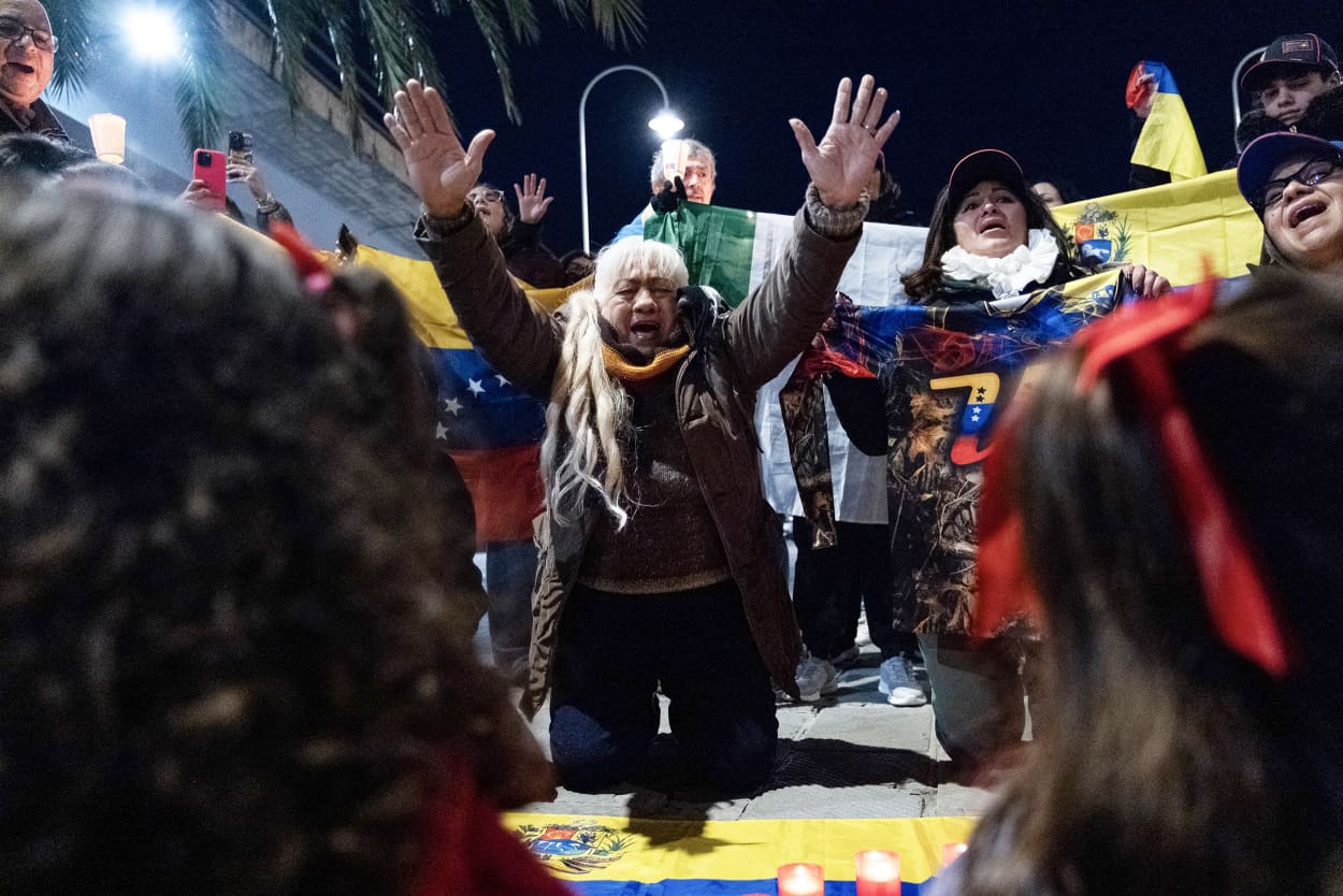 Venezuelans Around The World React To Nicolas Maduro's Capture