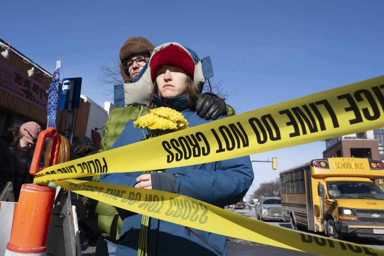 Image: US-IMMIGRATION-ICE-SHOOTING