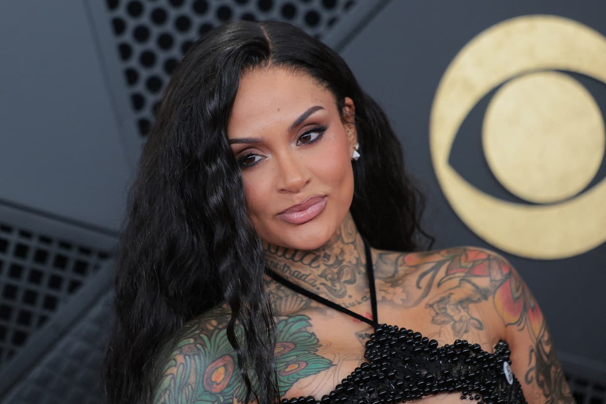 Kehlani arrives at the 68th Annual Grammy Awards on Sunday.