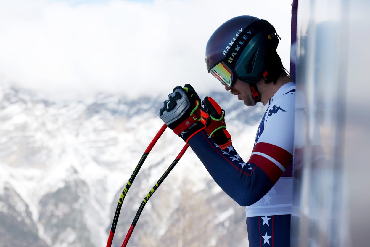 Image: Alpine Skiing Training in Bormio - Milano Cortina 2026 Winter Olympics: Day -1