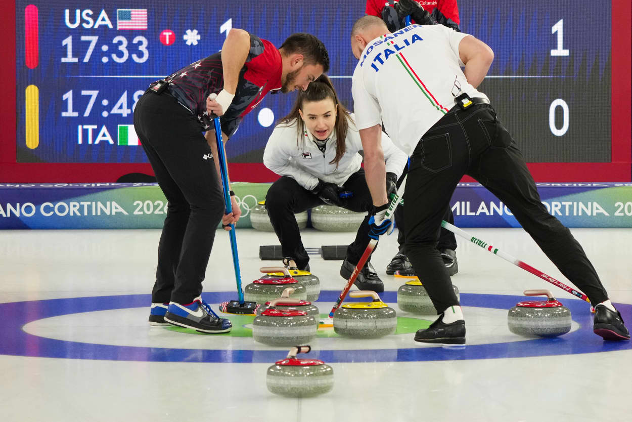 Olympics: Curling-Mixed Doubles Round Robin