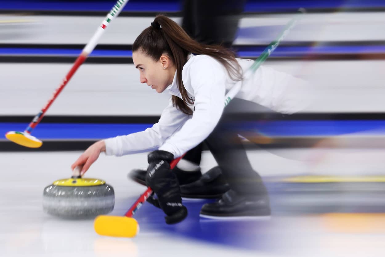 Image: Curling - Milano Cortina 2026 Winter Olympics: Day 3