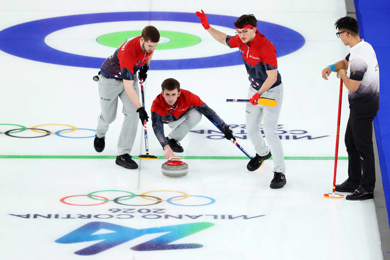 Image: Curling - Milano Cortina 2026 Winter Olympics: Day 11