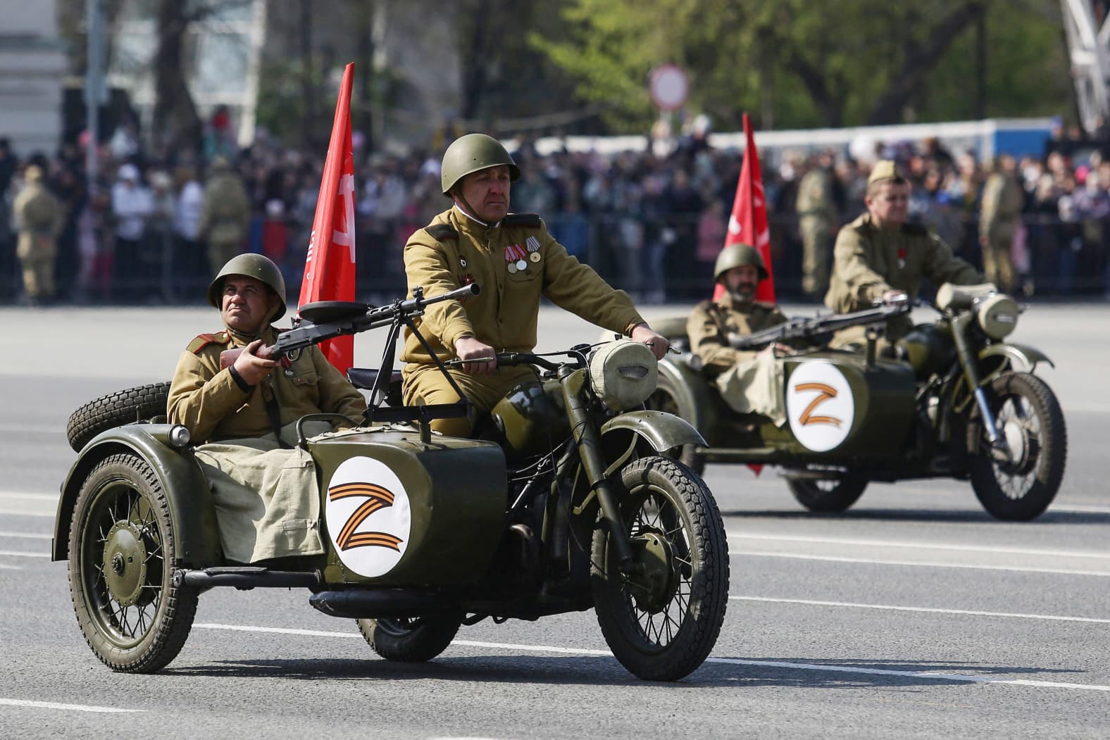 Image: RUSSIA-HISTORY-WWII-ANNIVERSARY-PARADE