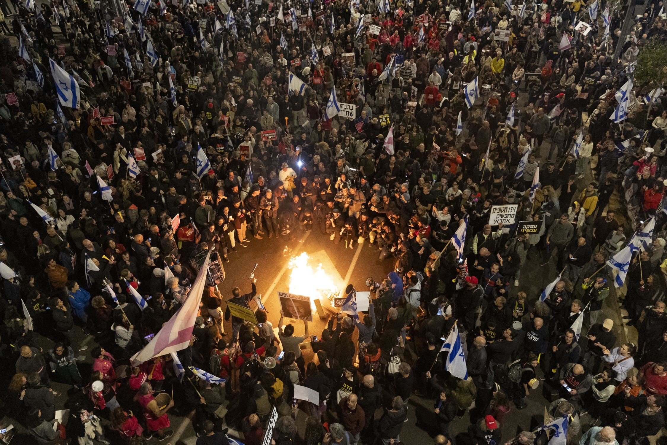Image: Protests Take Place In Tel Aviv