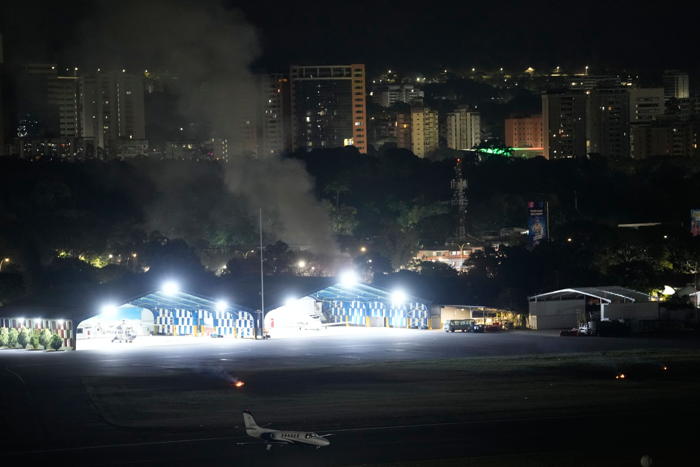 Explosiones en Caracas el 3 de enero de 2026.