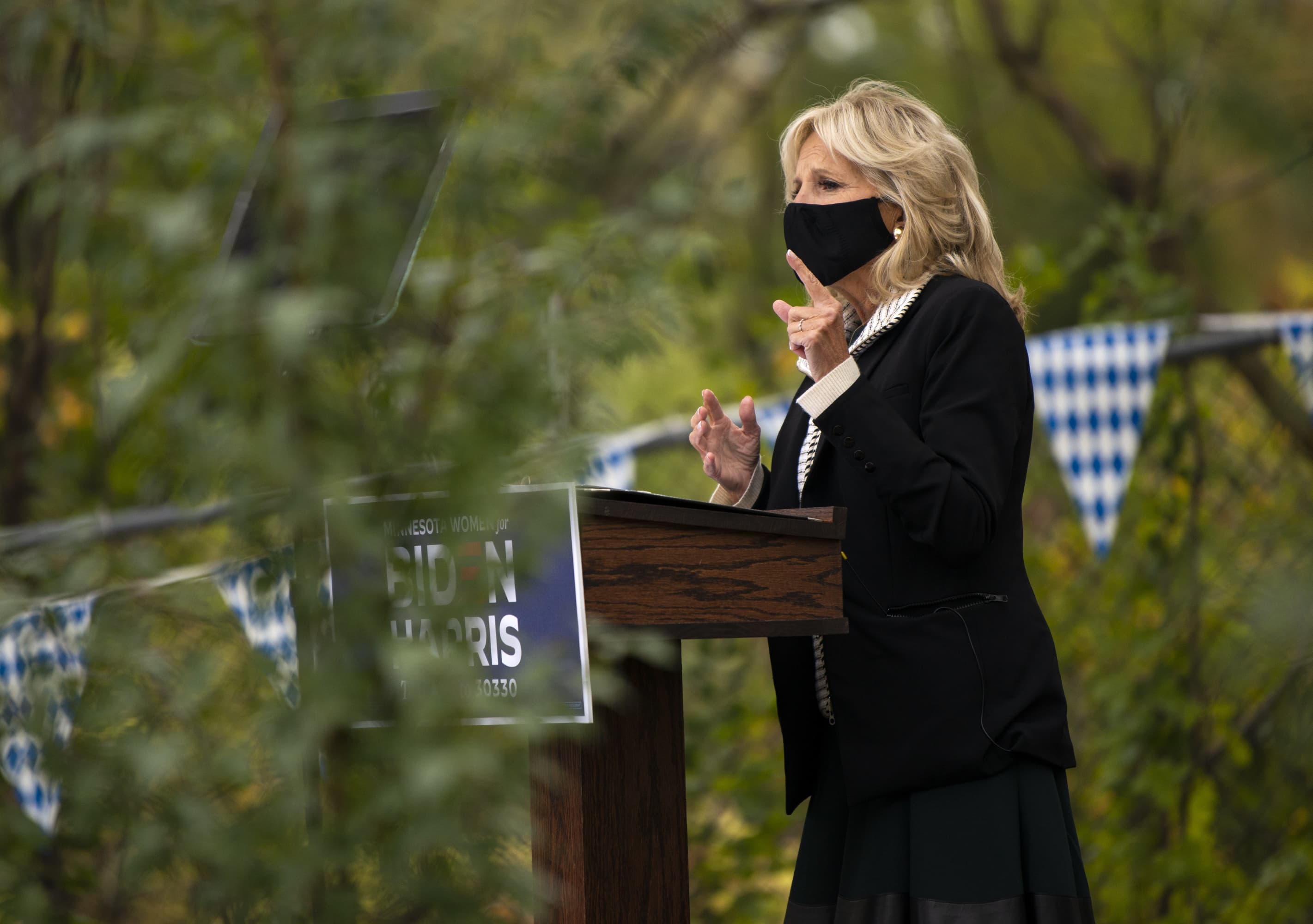Image: Jill Biden Campaigns In Minneapolis/St Paul For Joe Biden