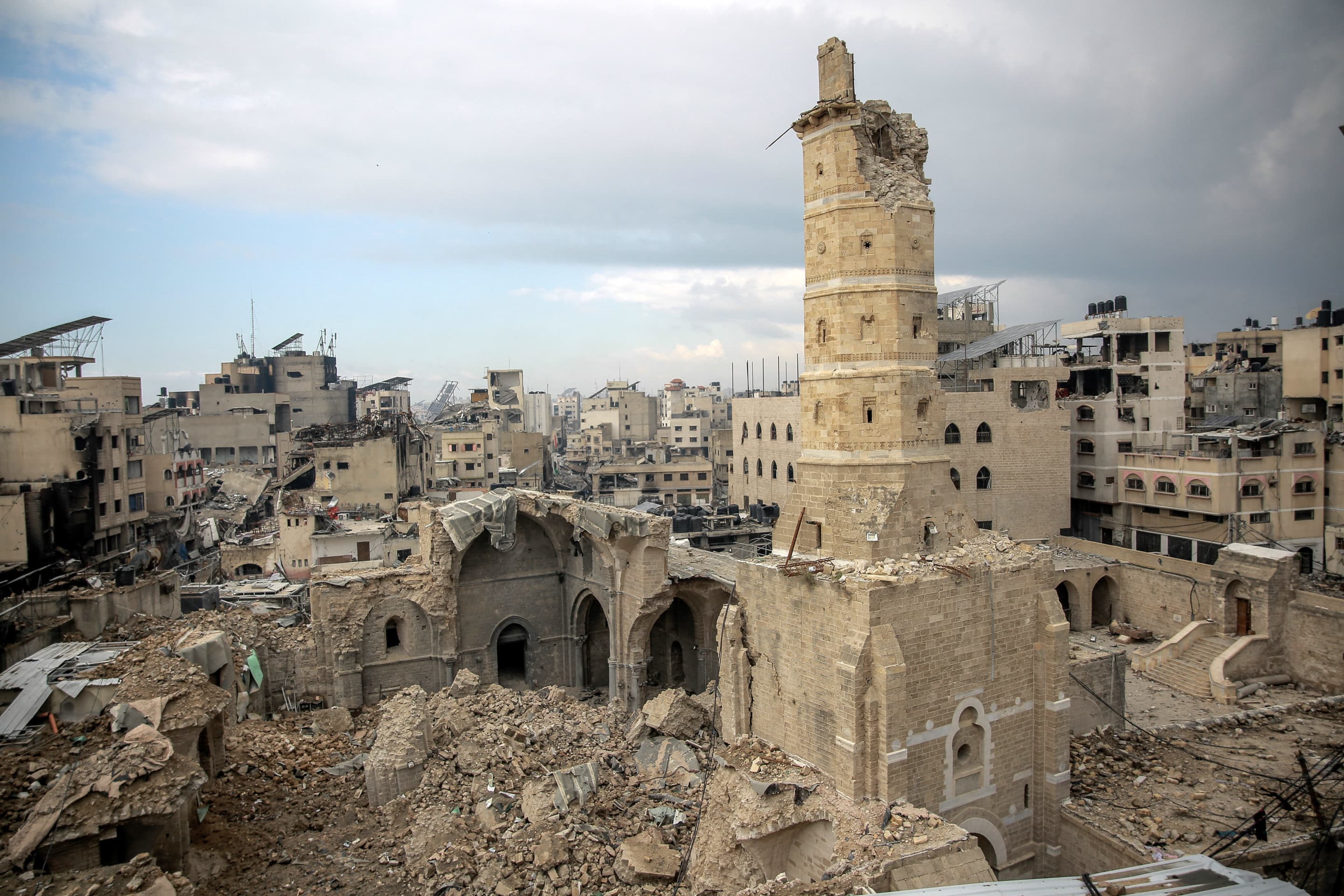 Image: TOPSHOT-PALESTINIAN-ISRAEL-CONFLICT-LANDMARKS-HERITAGE