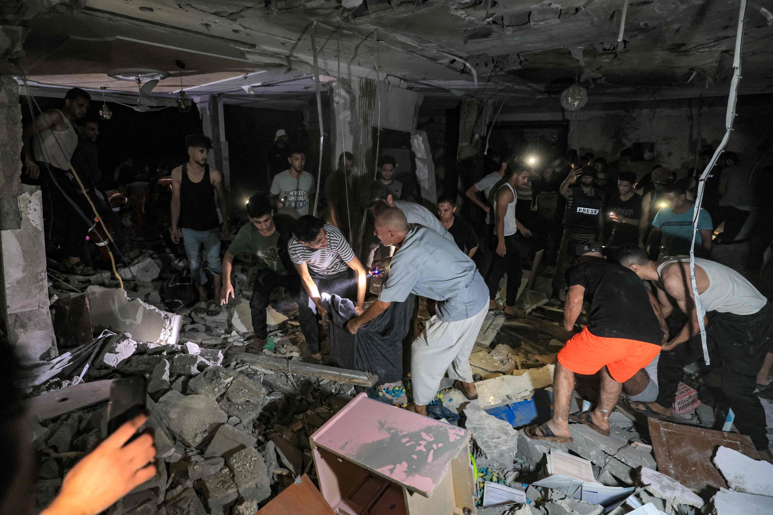 Image: TOPSHOT-PALESTINIAN-ISRAEL-CONFLICT