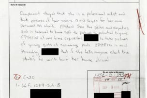 A scan of a handwritten complaint gathered by the FBI