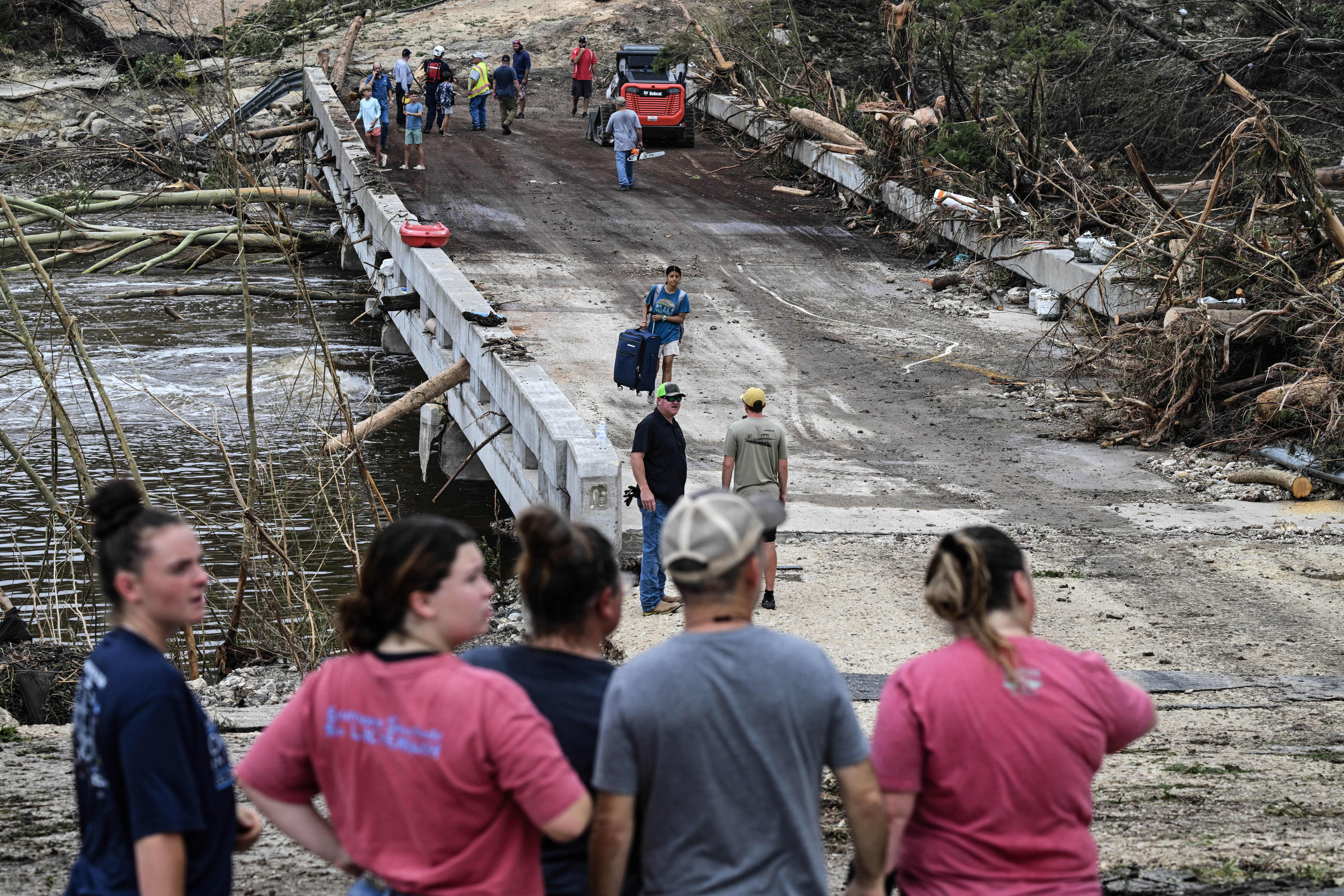 Image: TOPSHOT-US-FLOOD-WEATHER