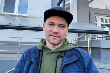 Pastor Vasyl Ostryi helps run the Irpin Bible Church.