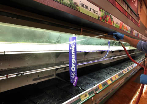 Image: A Pennsylvania grocery story disposed of about $35,000 worth of food after a customer purposefully coughed on it.