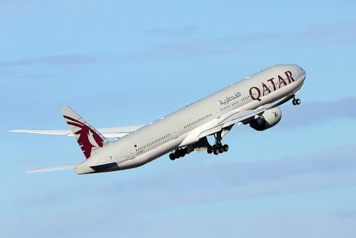 Un avión de Qatar Airways