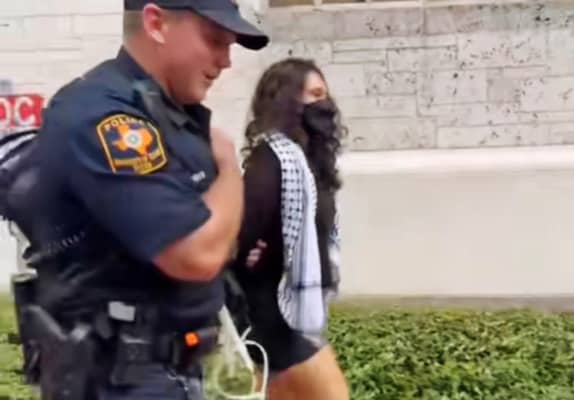 Anne-Marie Jardine, 22, a senior at the University of Texas at Austin