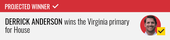 Republican Derrick Anderson wins Virginia race for house