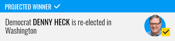 Democrat Denny Heck wins re-election in Washington lieutenant governor race, NBC News projects