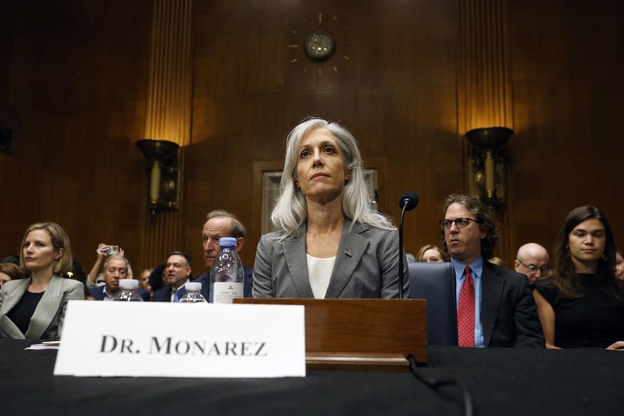 Former Director of the Centers for Disease Control (CDC) Susan Monarez arrives to testify before the Senate Committee on Health, Education, Labor, and Pensions in the Dirksen Senate Office Building on September 17, 2025.
