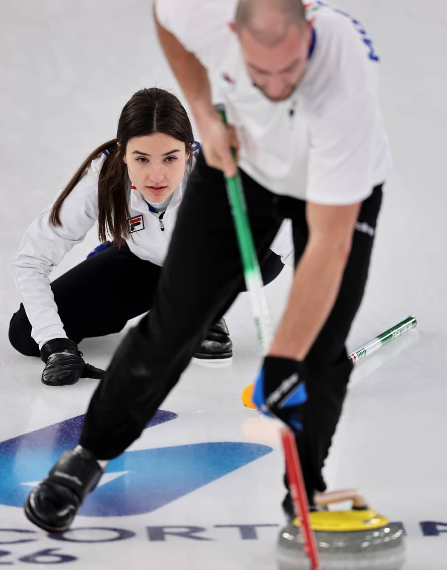 Stefania Constantini and Amos Mosaner of Italy