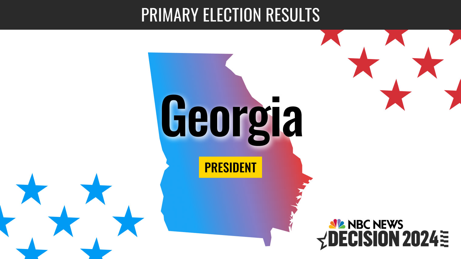 Georgia Presidential Primary Election Live Results 2024