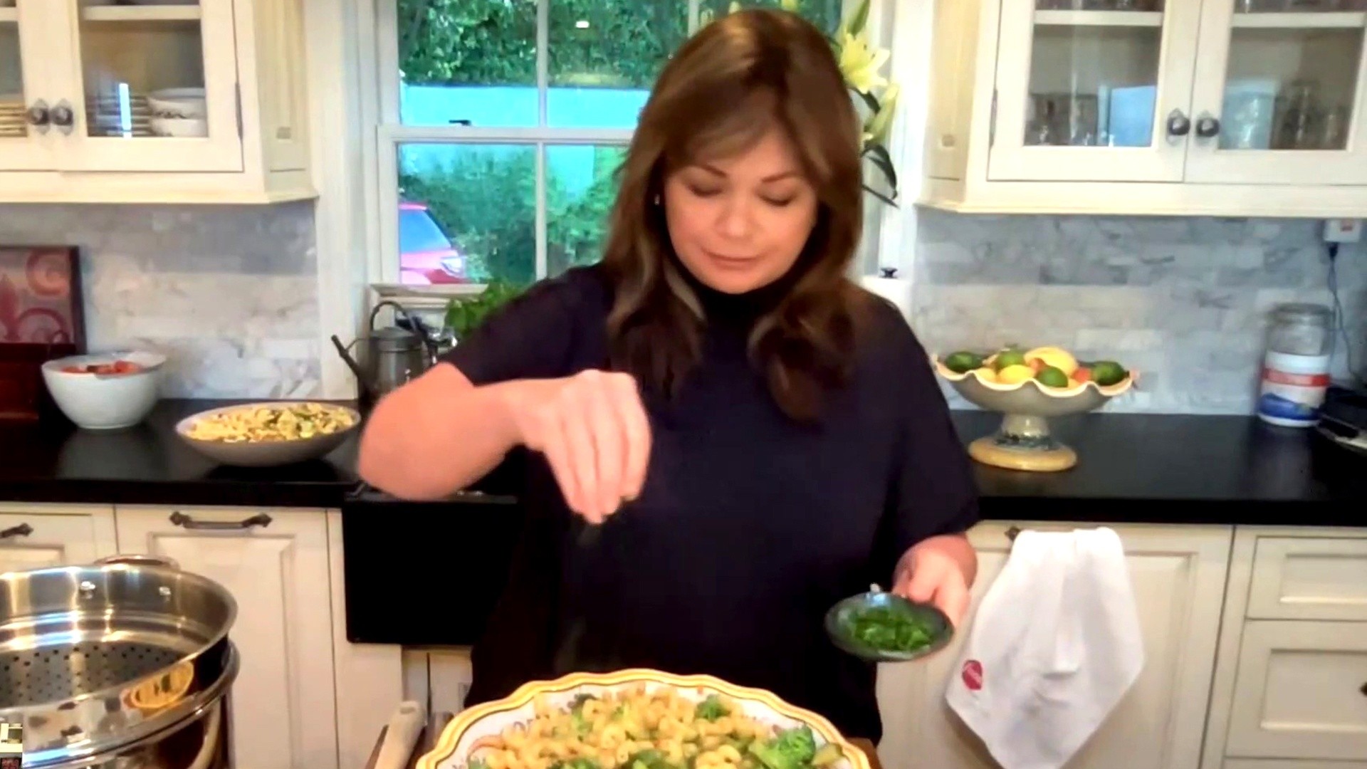 Try this easy summer pasta salad recipe from Valerie Bertinelli