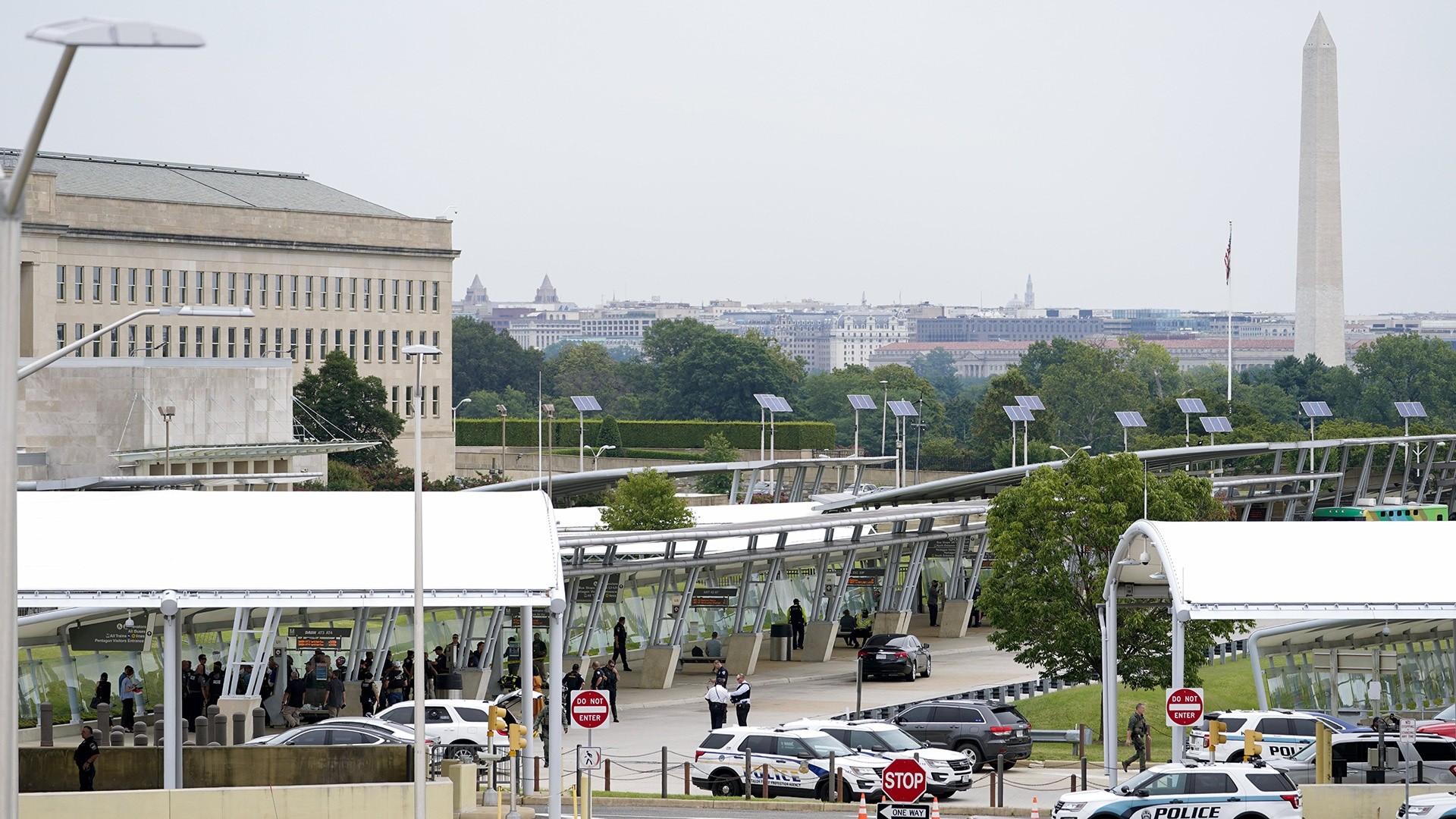 Pentagon police: 'Incident is secure' and lockdown lifted after reported shooting at transit center thumbnail
